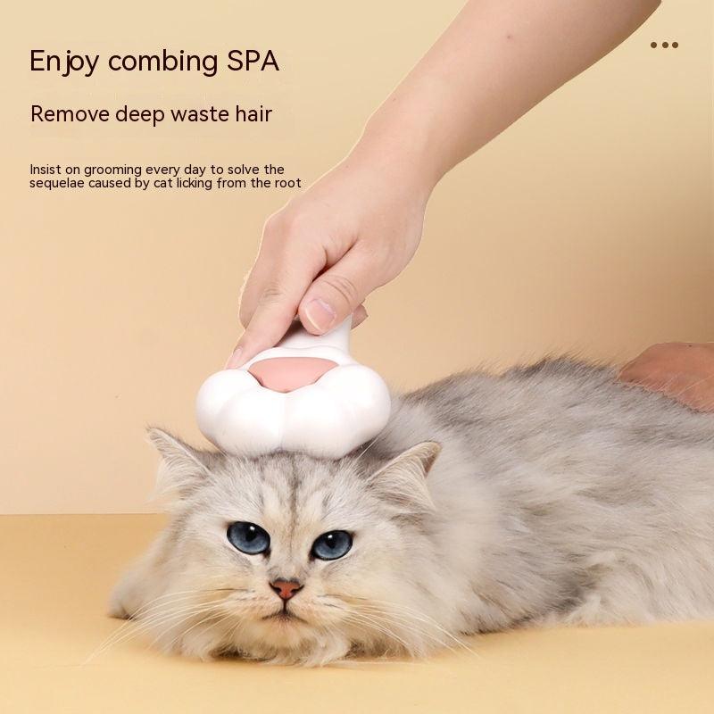 Pet Comb Massage One-click Hair Removal Comb Cleaning Cat Raising Pet Products - Mamzoo | Your Pet's Favorite Store
