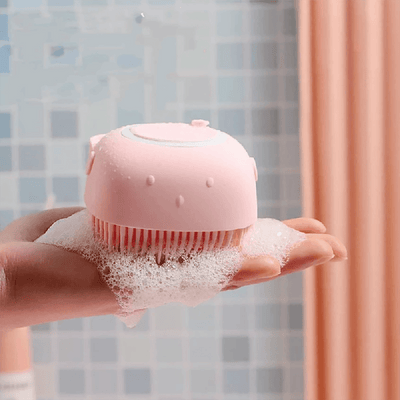 Pet Bathing Brush & Shampoo Dispenser - Mamzoo | Your Pet's Favorite Store