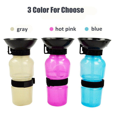 Pet Dog Drinking Water Bottle Sports Squeeze Type Puppy Cat Portable Travel Outdoor Feed Bowl Drinking Water Jug Cup Dispenser - Mamzoo | Your Pet's Favorite Store