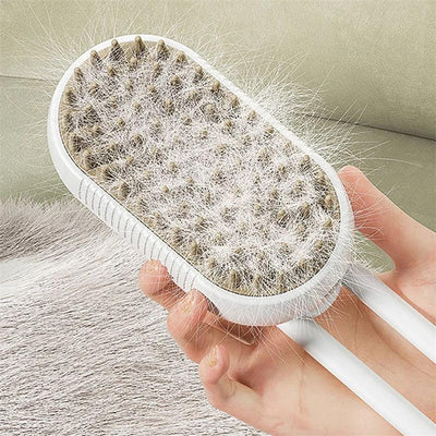 3-in-1 Electric Cat Steam Brush - Grooming Tool - Mamzoo | Your Pet's Favorite Store