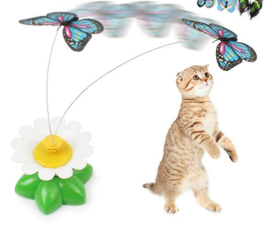 Electric Automatic Rotating Flower Pet Products - Mamzoo | Your Pet's Favorite Store