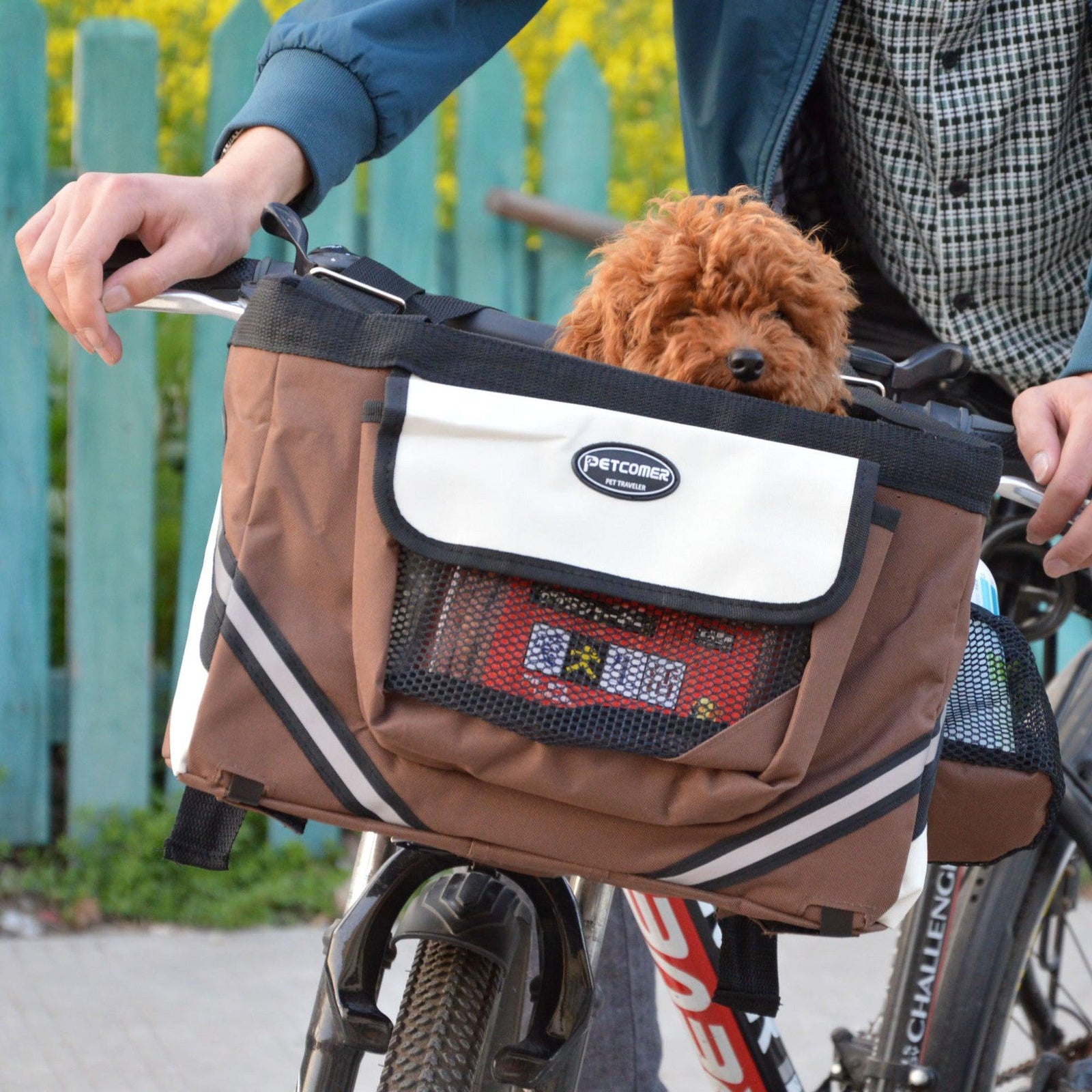 Pet Bicycle Carrier Bag - Handlebar Front Basket - Mamzoo | Your Pet's Favorite Store