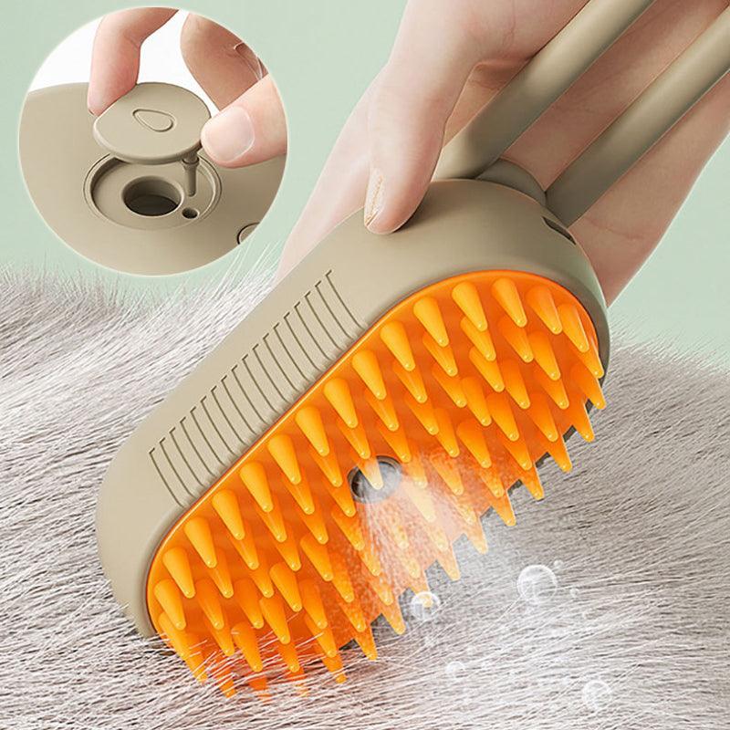 3-in-1 Electric Cat Steam Brush - Grooming Tool - Mamzoo | Your Pet's Favorite Store