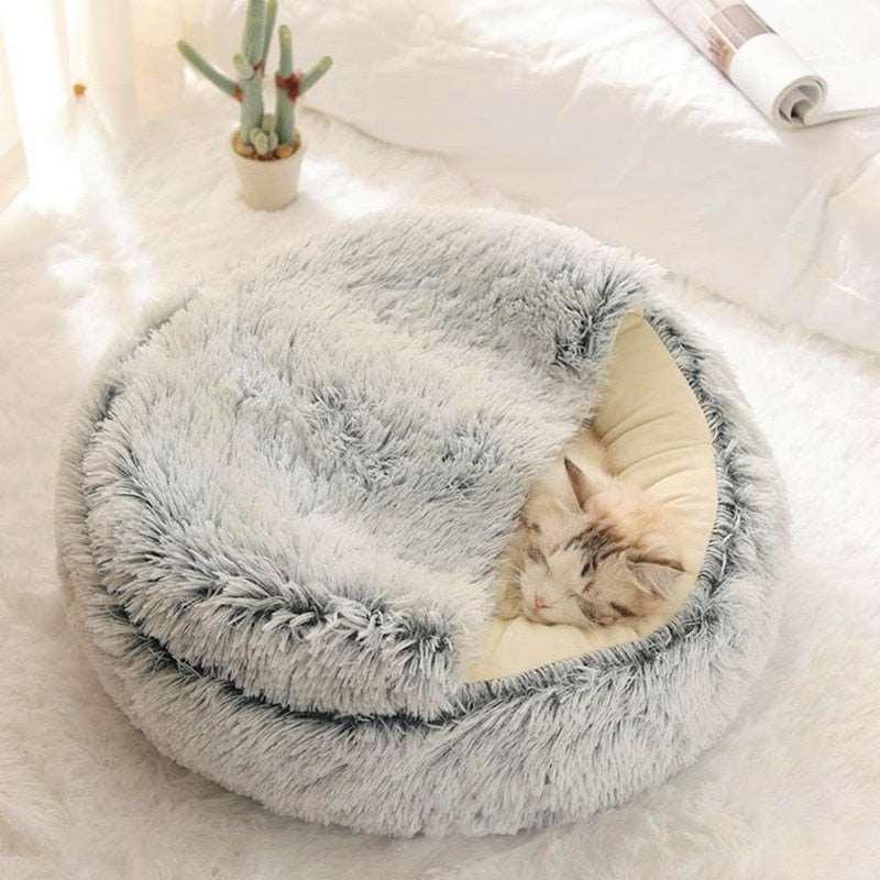 Pet Dog Bed - Donut Cuddler Cat Cave - Mamzoo | Your Pet's Favorite Store