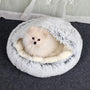 Pet Dog Bed - Donut Cuddler Cat Cave - Mamzoo | Your Pet's Favorite Store