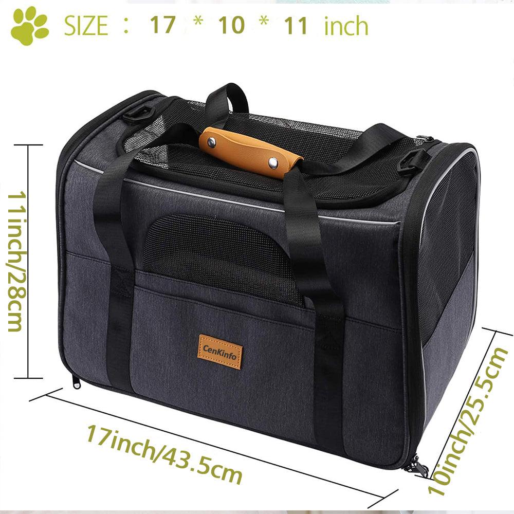 Foldable Cat Dog Carrier: Portable, Soft & Convenient - Mamzoo | Your Pet's Favorite Store