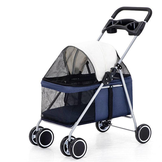 Lightweight Folding Pet Stroller for Cats, Dogs & Rabbits - Mamzoo | Your Pet's Favorite Store