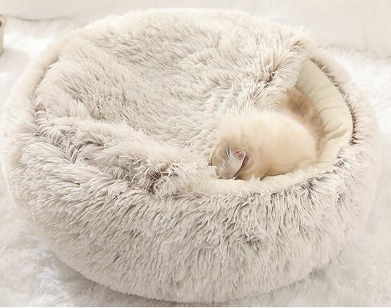 Pet Dog Bed - Donut Cuddler Cat Cave - Mamzoo | Your Pet's Favorite Store